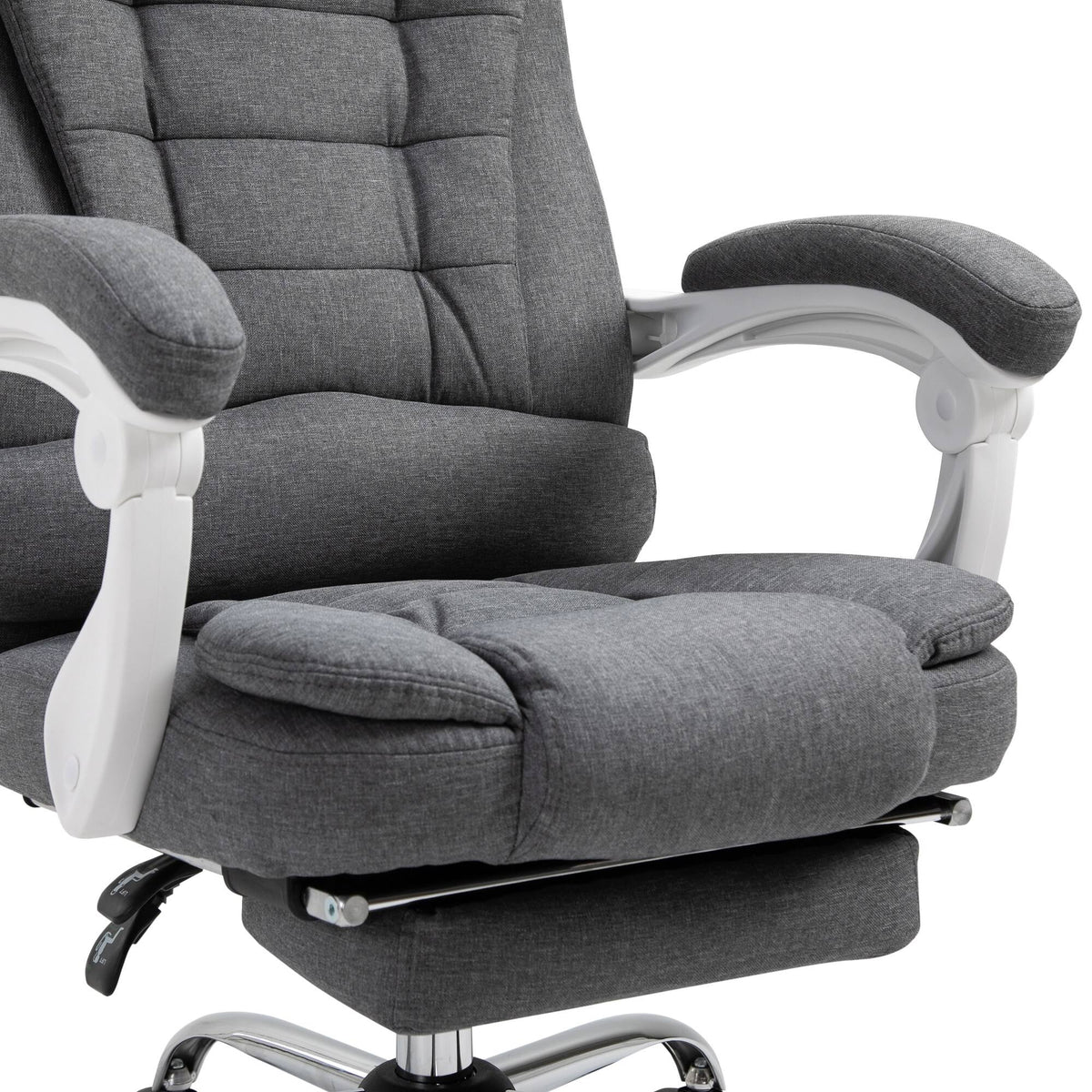 Ergonomic Office Chair with Retractable Footrest Height Adjustable I978