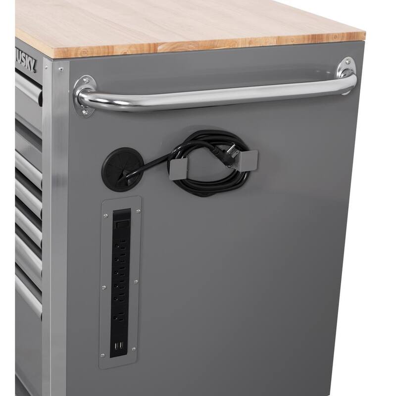 52 in. Gloss Gray Mobile Workbench Tool Chest D69333