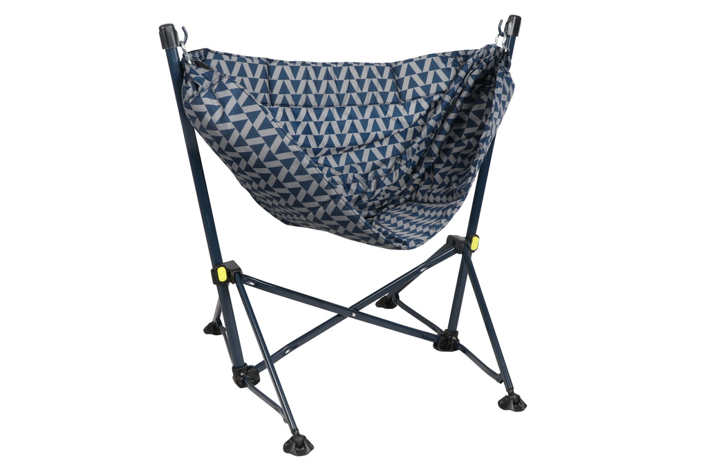 Blue Nylon Portable Hammock Camping Chair K418264