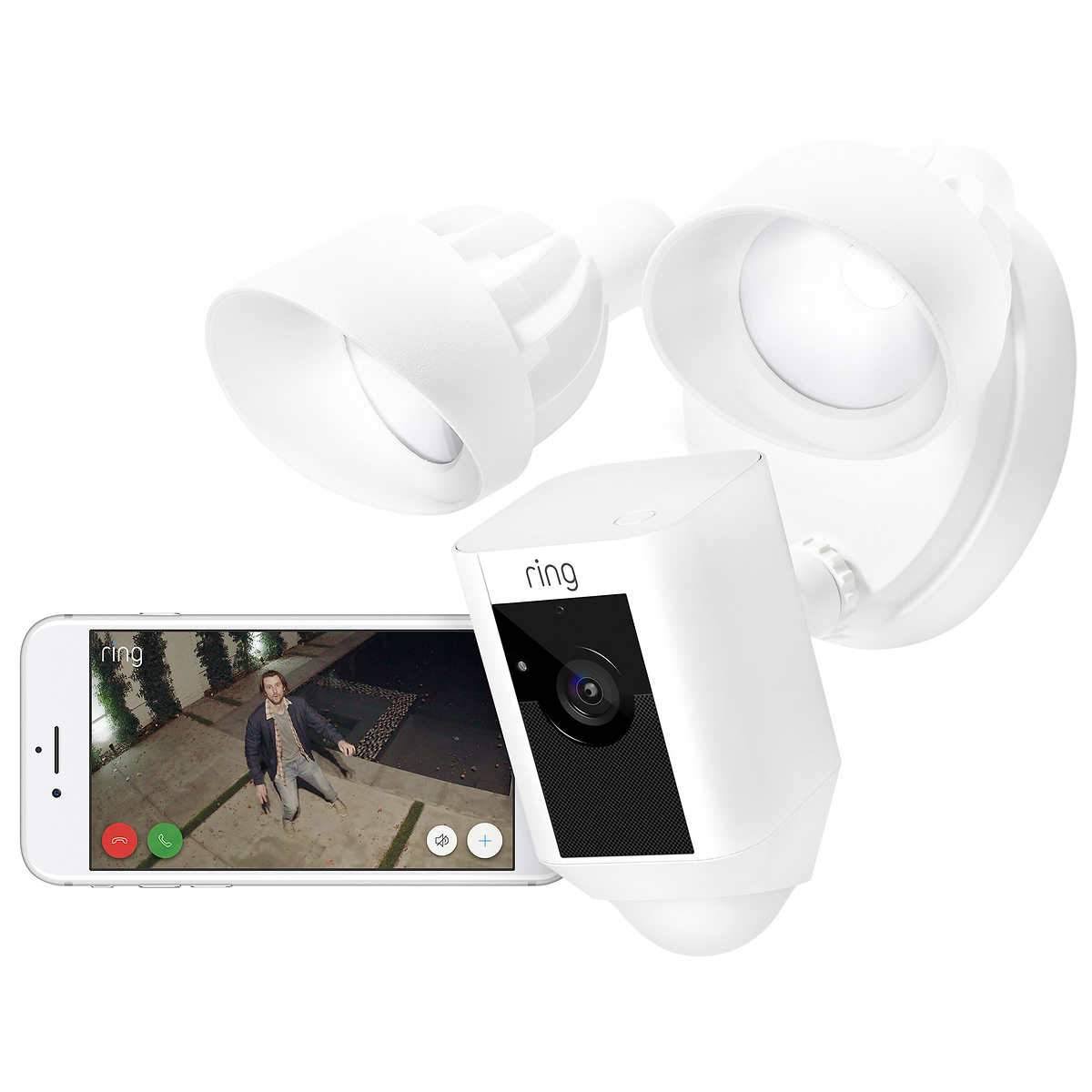 Floodlight Camera with Chime Pro White C275