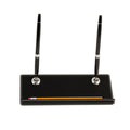 Leather Double Pen Stand Black U74008