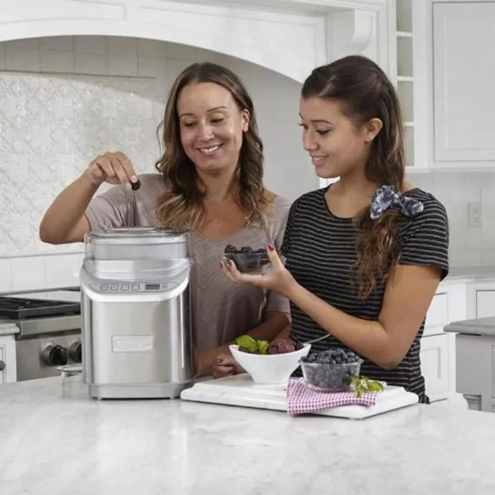 2 Quart Ice Cream Maker Silver J8696