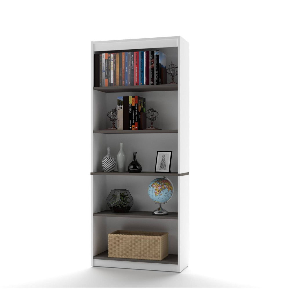 White Bookcase W6412