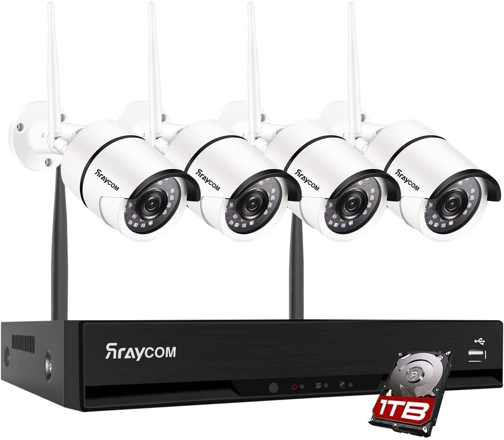 8CH 1080P Wireless Security Camera System with 1TB Hard Drive R262