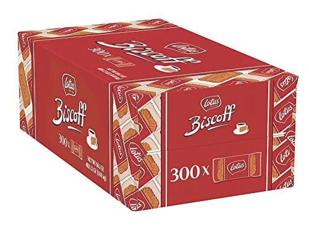 300 Cookies Individually Wrapped Caramelized Biscuit Cookies M326