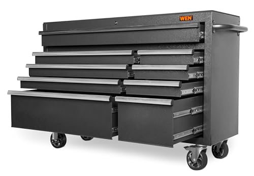 52-Inch Rolling Tool Cabinet with Heavy Duty Steel Construction M84421