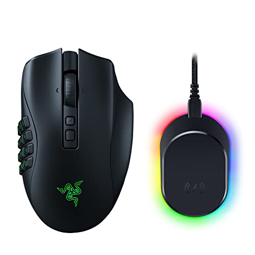 Wireless Gaming Mouse with Interchangeable Side Plate, 20K DPI Optical Sensor, Chroma RGB Lighting M69003