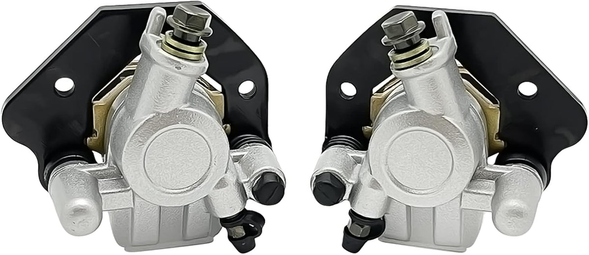 Front Left Right Brake Calipers & Pads for Kawasaki Bayou 300 2x4 KLF300-B 1988-2004 L70961