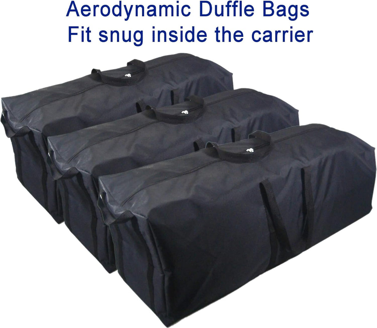 11 Cubic Feet Waterproof Rooftop Cargo Carrier with Straps and Storage Bag Q814553