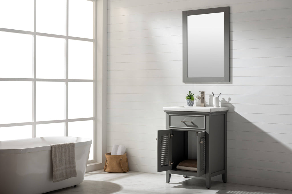 Gray Single Sink Vanity C8116
