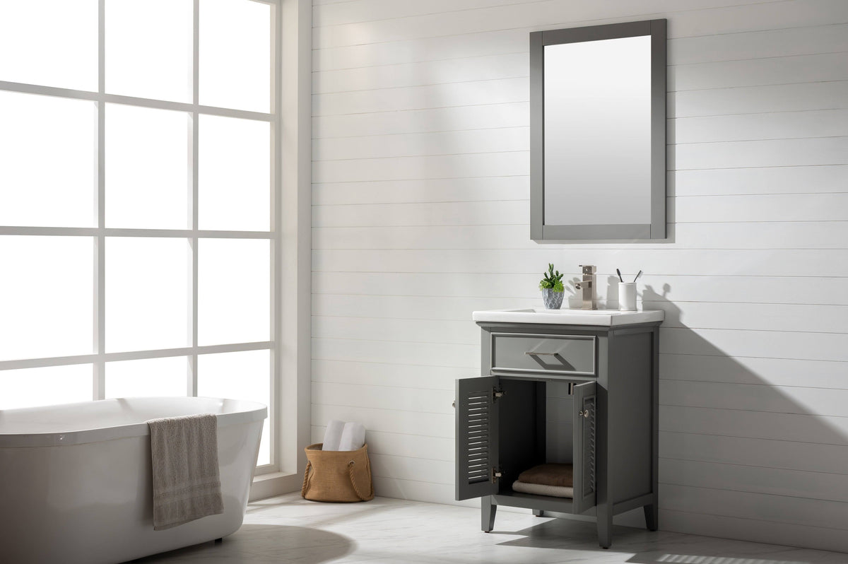 Gray Single Sink Vanity C8116