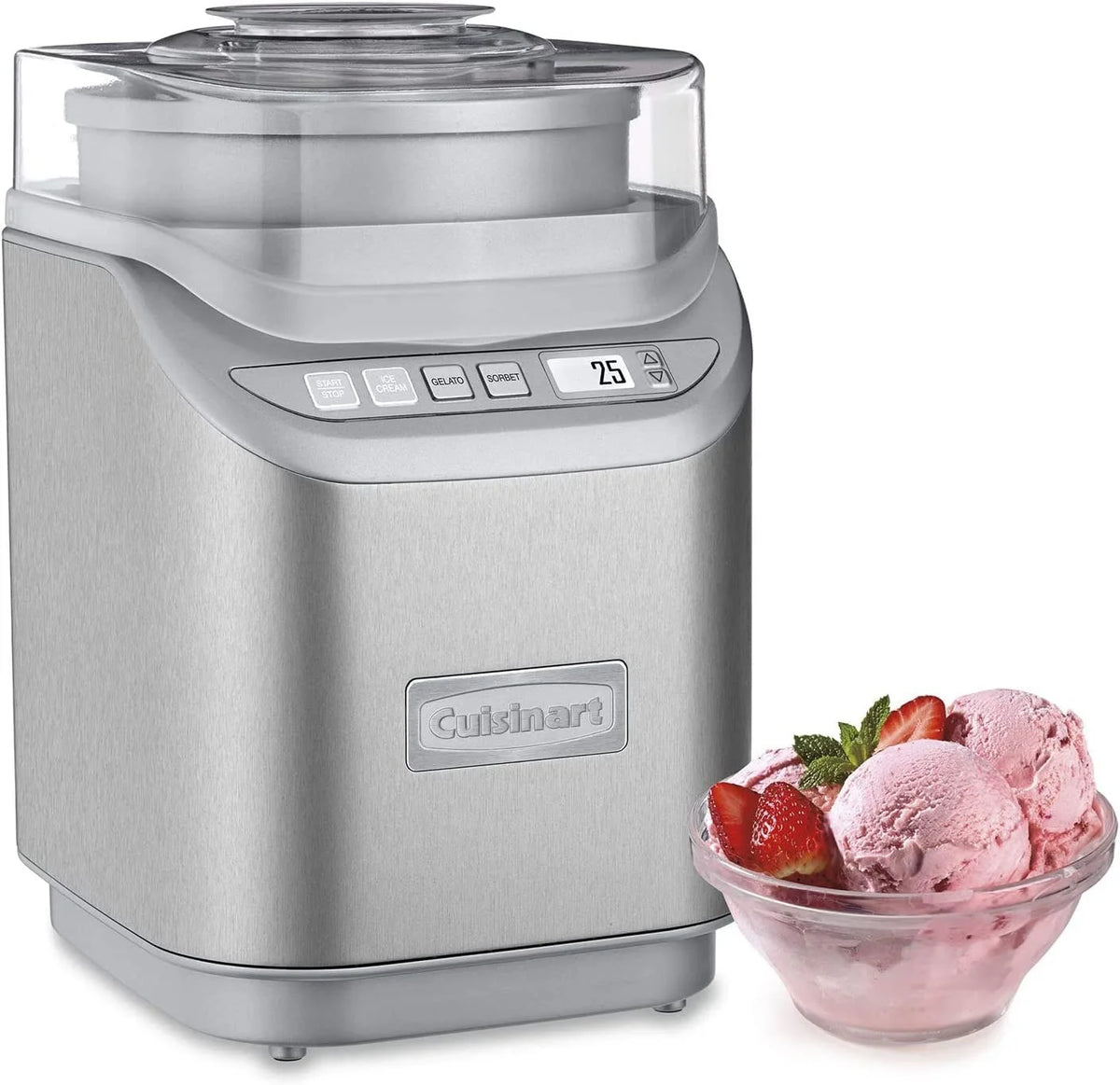 2 Quart Ice Cream Maker Silver J8696