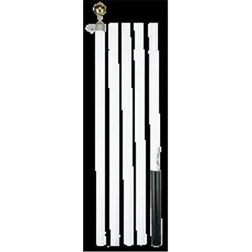 18 ft. White Steel Pole H198471