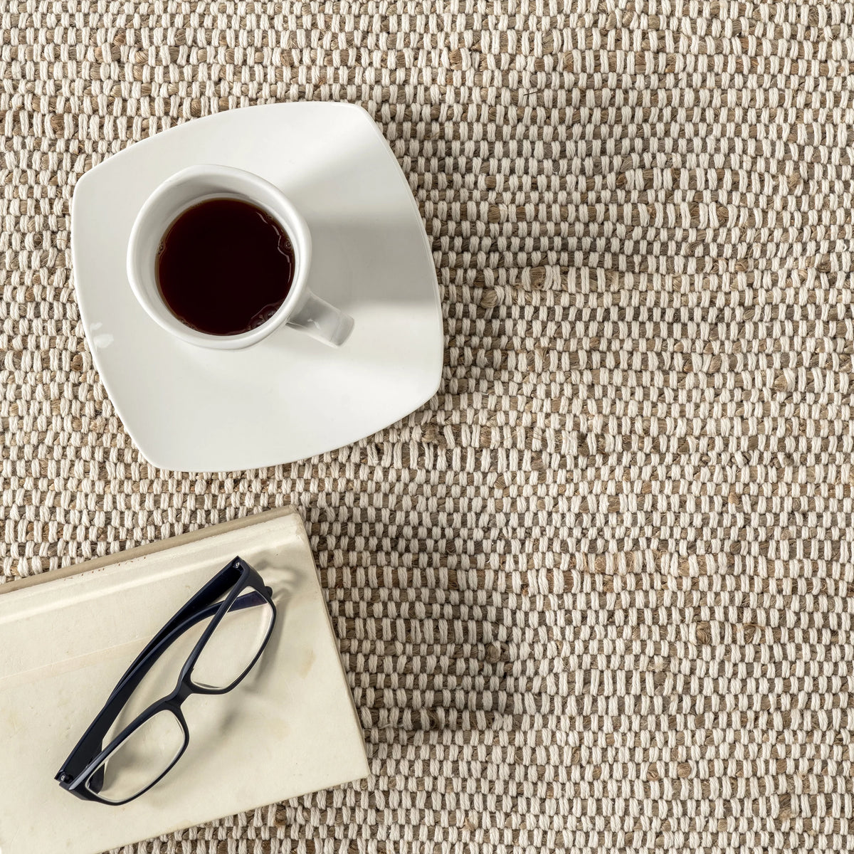 Jute Blend Area Rug, 6' x 9', Natural X481