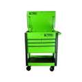 Green Locking Drawer Tool Cart V6736