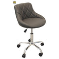 Gray Adjustable Rolling Stool S5773
