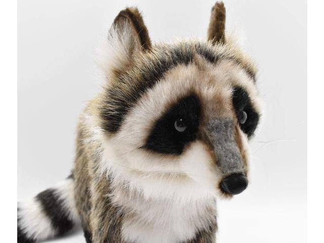 Standing Racoon Plush V50445