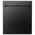 Black Stainless Steel Dishwasher Panel D1069