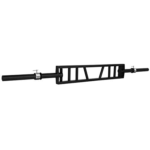 Multi Grip Barbell & Cable Attachment with 2 Collars D9130