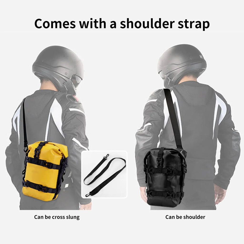 Motorcycle Frame Bag Motorbike Side Bag Full Waterproof 8L A14746