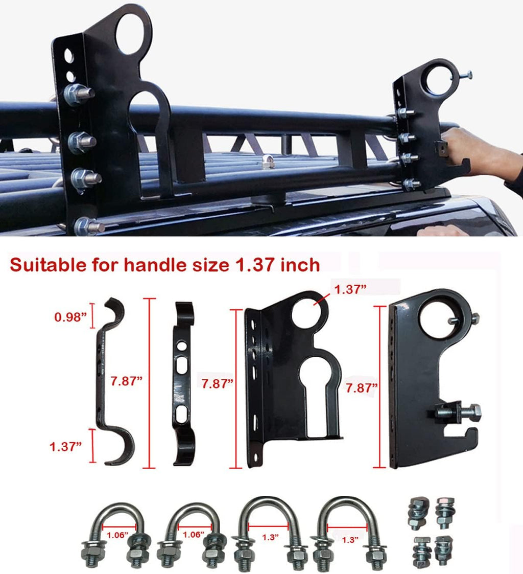 High Lift Jack Mount Bracket Kit with Jack Base Handle Keeper Wheel Lifter J6141