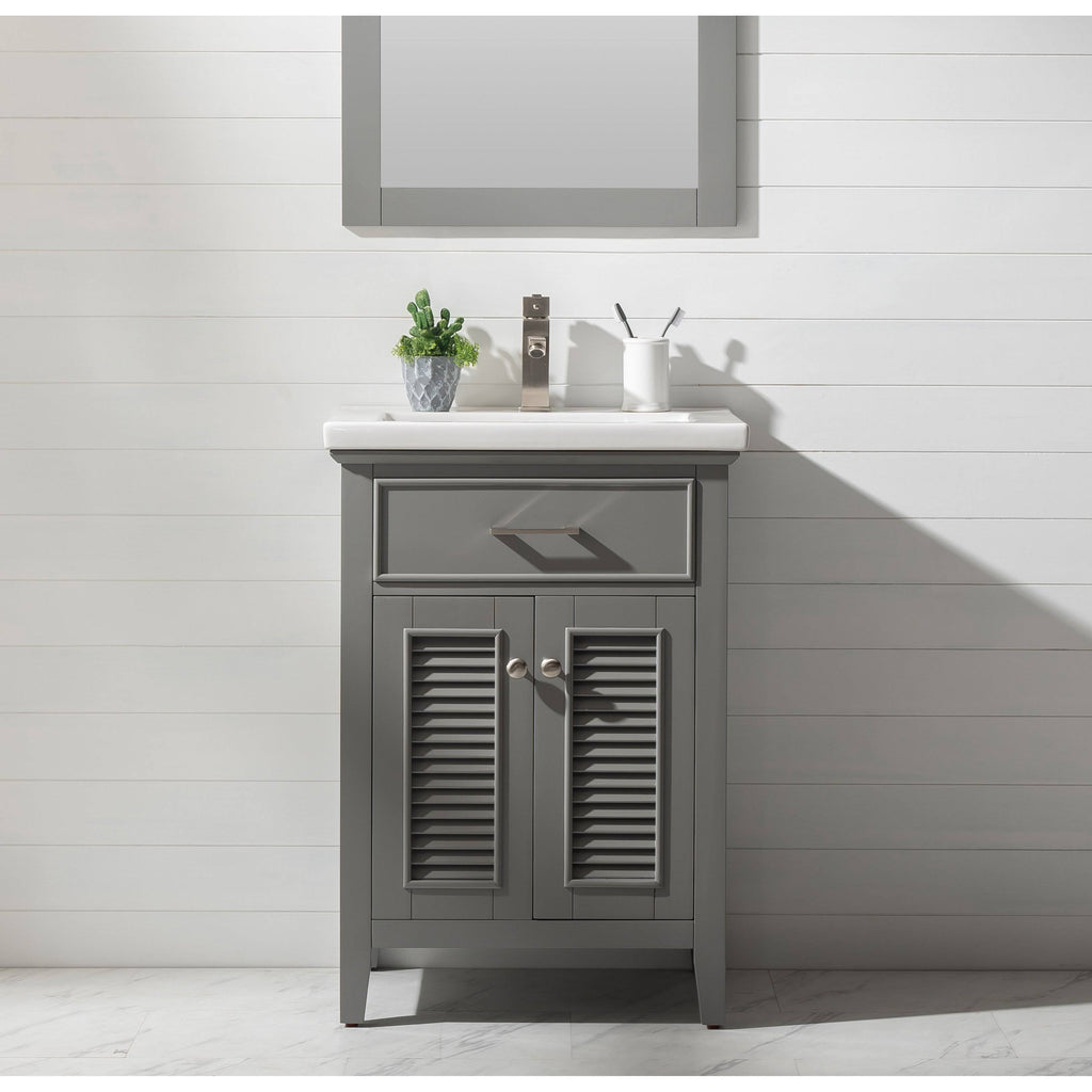 Gray Single Sink Vanity C8116