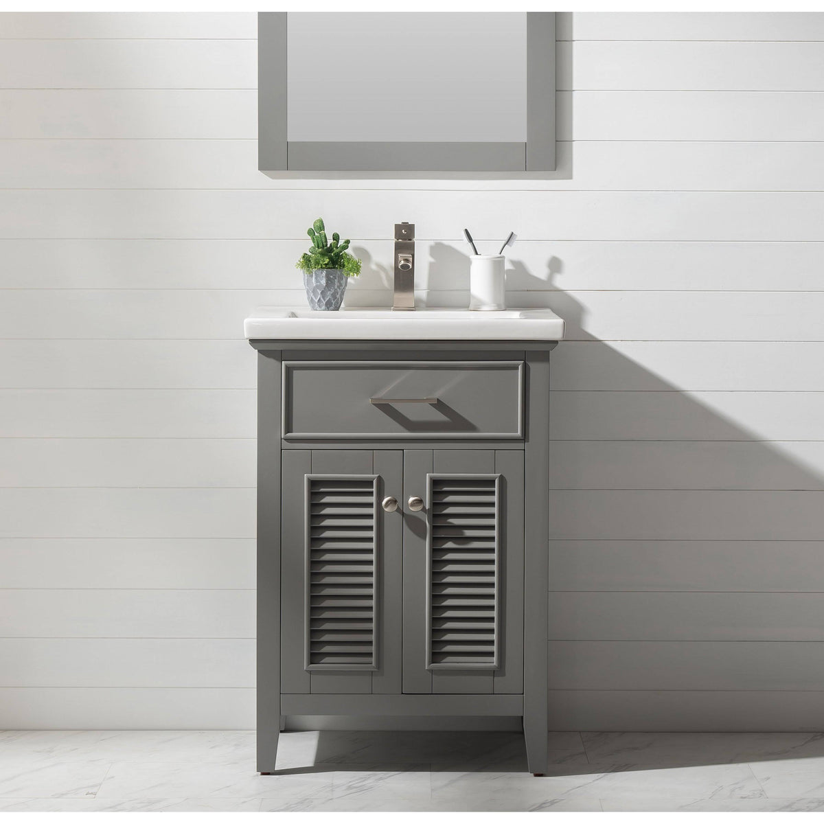 Gray Single Sink Vanity C8116