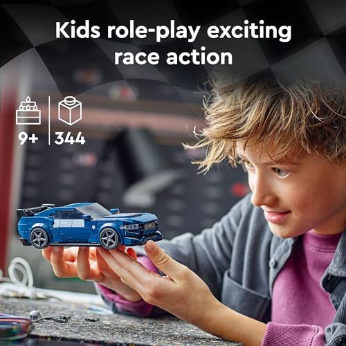 Buildable Blue Sports Car Toy Set Y647059