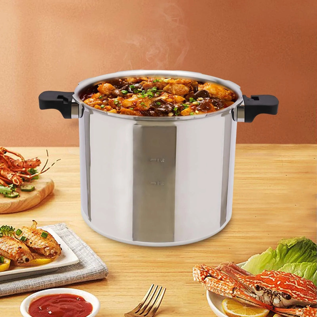 22L Thickened Explosion-proof Pressure Cooker Y6695