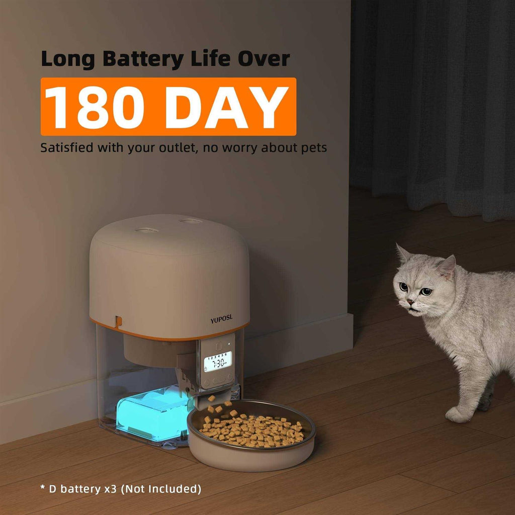 Automatic Cat Feeders 8cup/68oz Cat Food Dispenser I730774