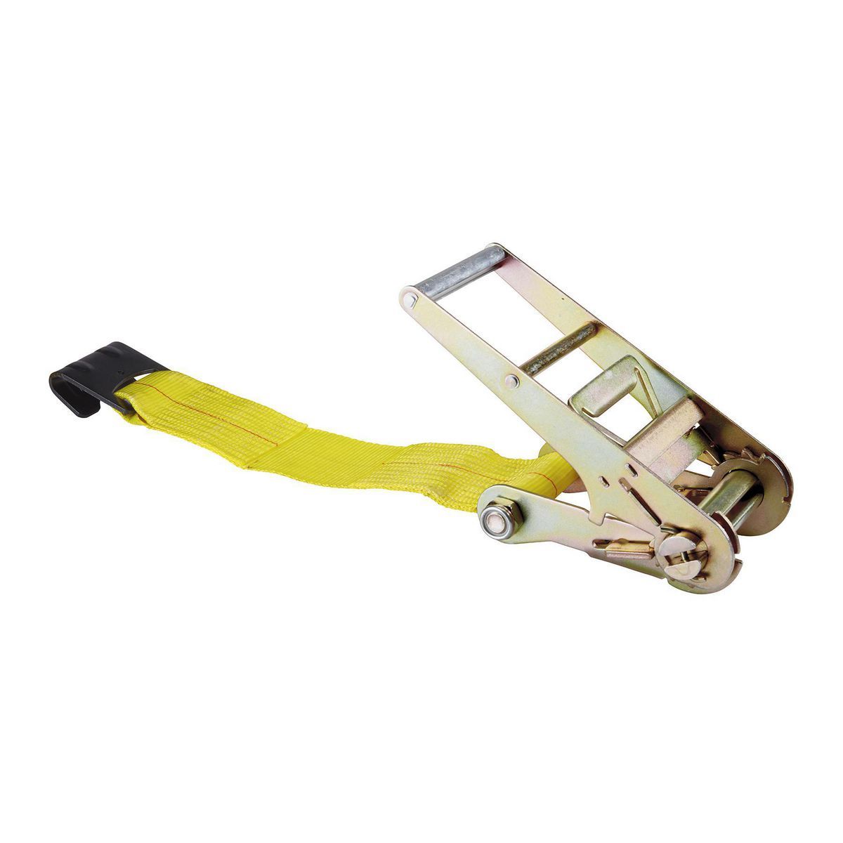 4 in. x 27 ft. Ratcheting Cargo Strap with Flat Hook P8897