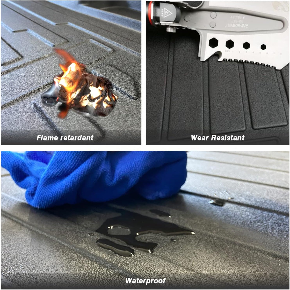 Black TPV Cargo Liner Truck Mat X20083
