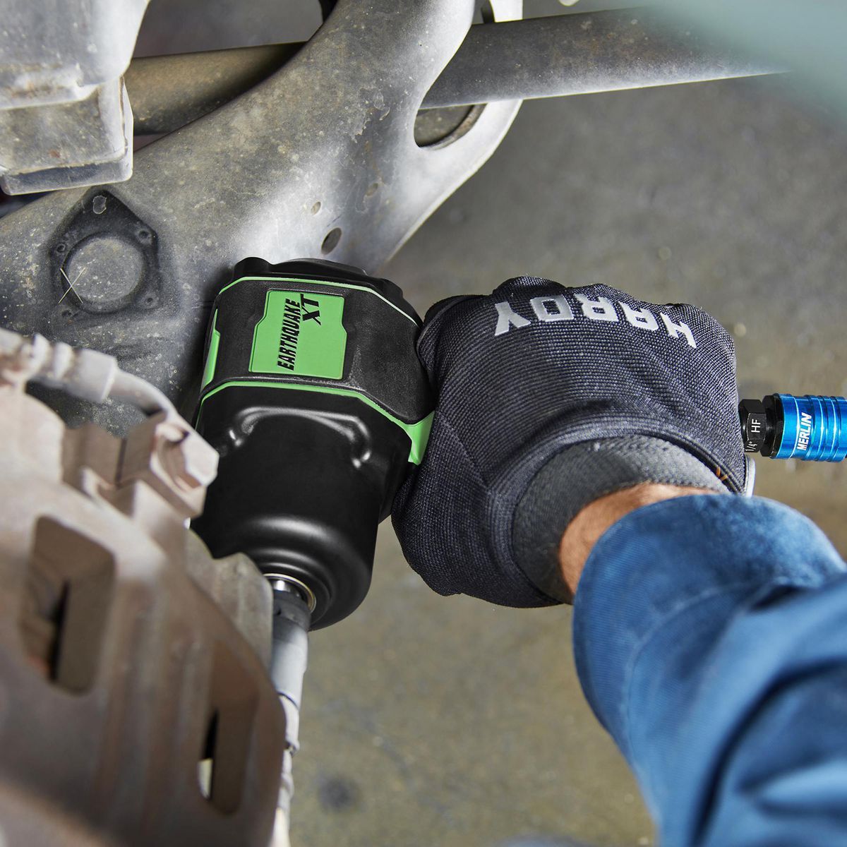 1/2 in. Supercompact Air Impact Wrench, Twin Hammer, 1000 ft-lbs, Green X3996