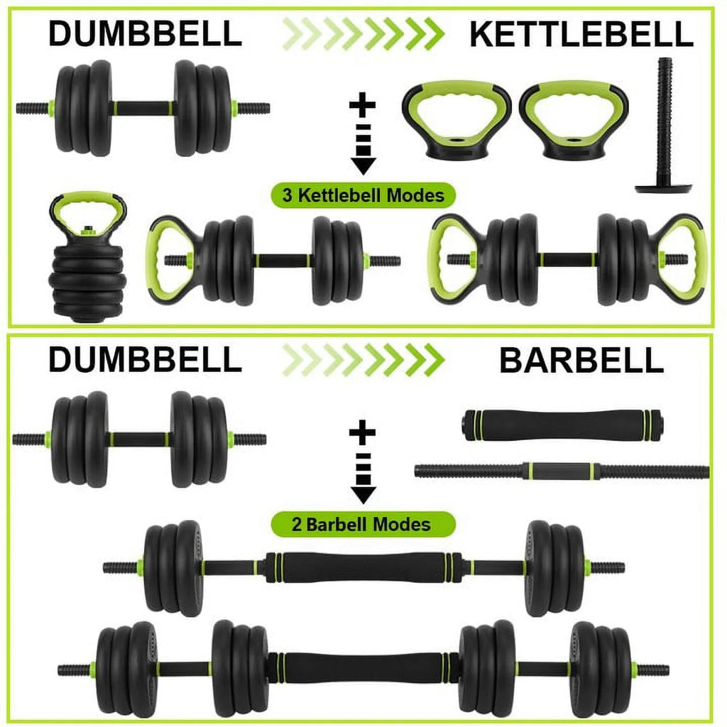 4-in-1 Adjustable Dumbbells Set 66 LBS S595020