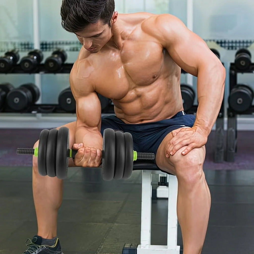4-in-1 Adjustable Dumbbells Set 66 LBS S595020