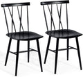 Black Stackable Dining Chair C3103