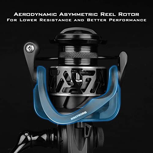 Spinning Reel with 7+1 Stainless Steel Ball Bearings, Aluminum Spool H23539