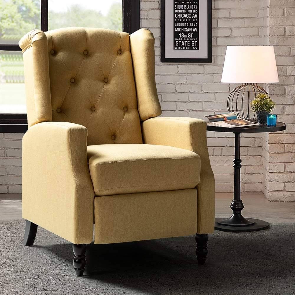 Linen Manual Recliner J264