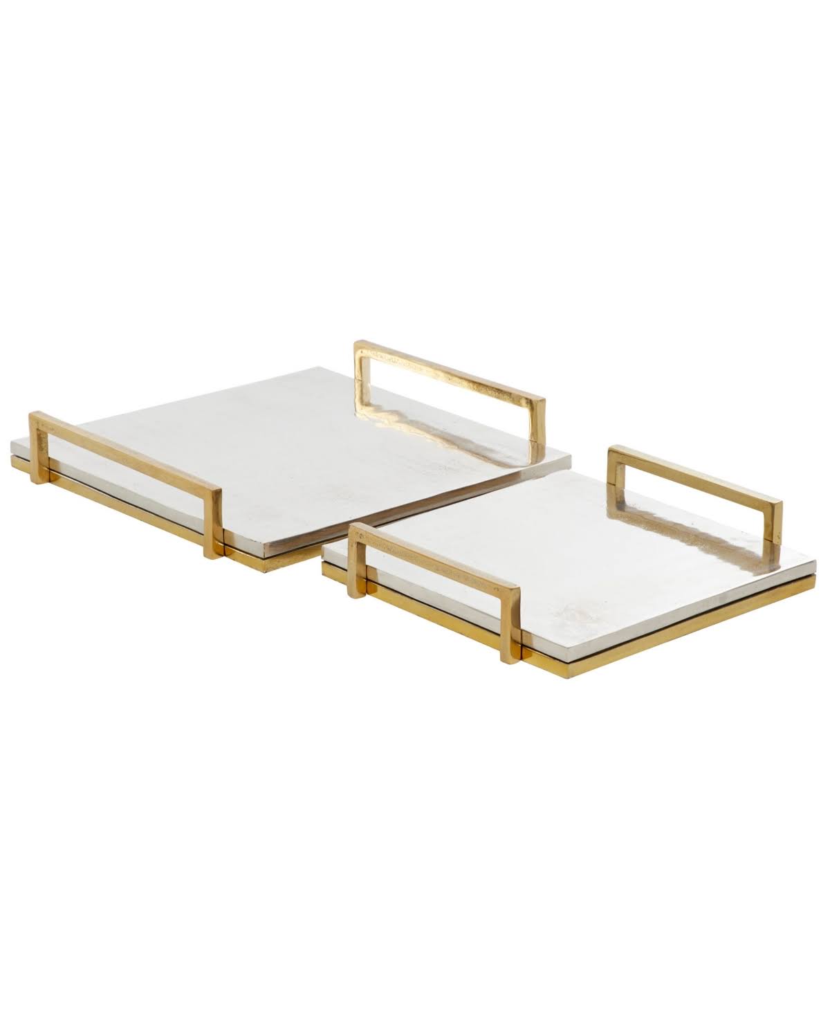 Aluminum Cast Tray, Set of 2 U92887