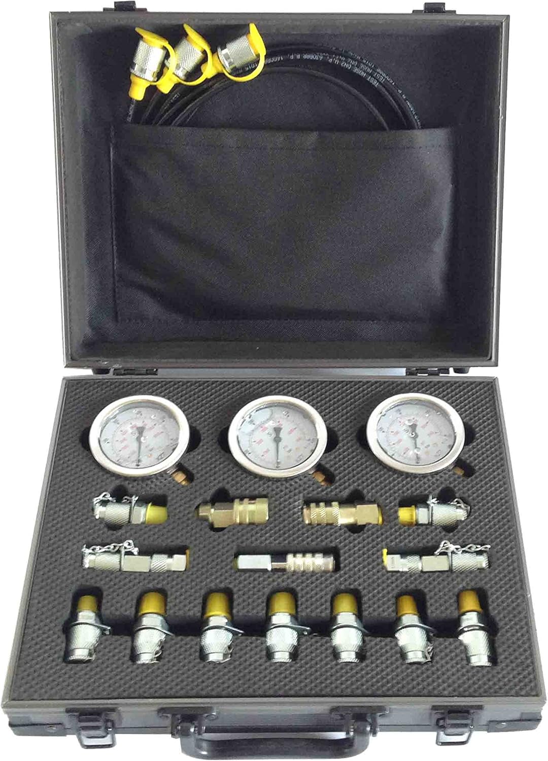 Hydraulic Pressure Test Coupling Kit with Pressure Gauge Z6903