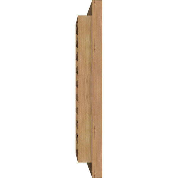 Unfinished Functional Rough Vertical Gable Vent M370