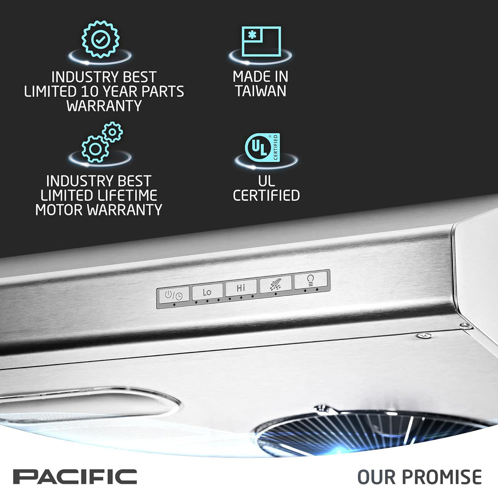30 Inch Under Cabinet Range Hood with 900 CFM Suction M4685