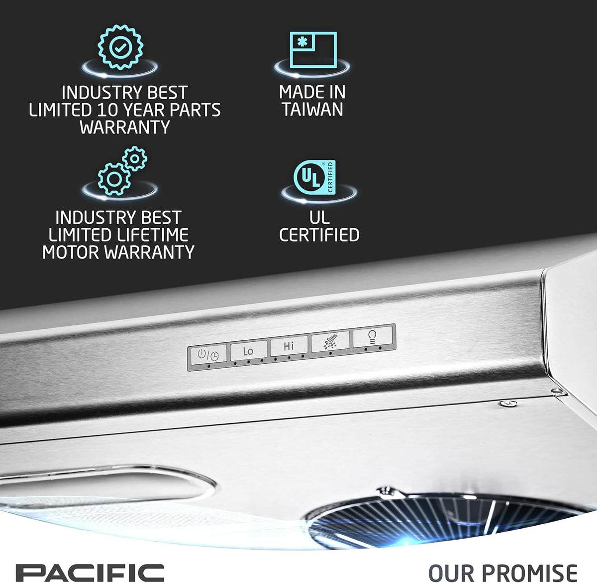 30 Inch Under Cabinet Range Hood with 900 CFM Suction M4685