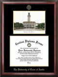 Gold Embossed Diploma Frame with Campus Images Lithograph C232056
