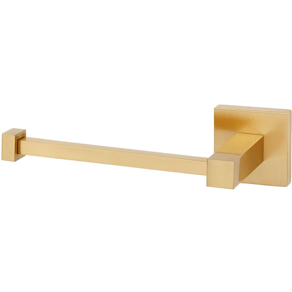 Satin Brass Single Post Tissue Holder U919035