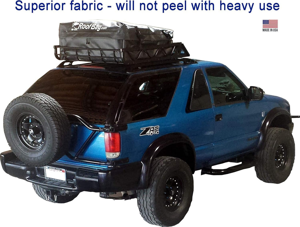 11 Cubic Feet Waterproof Rooftop Cargo Carrier with Straps and Storage Bag Q814553
