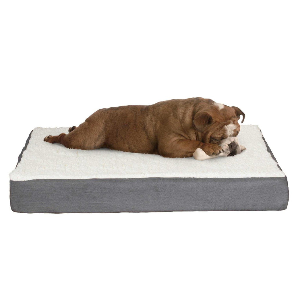 Sherpa Dog Bed with Memory Foam Cover G324