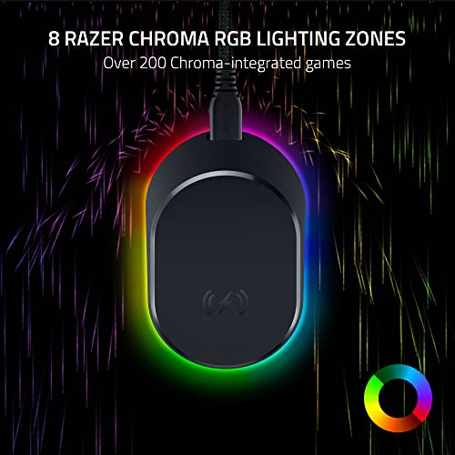 Wireless Gaming Mouse with Interchangeable Side Plate, 20K DPI Optical Sensor, Chroma RGB Lighting M69003