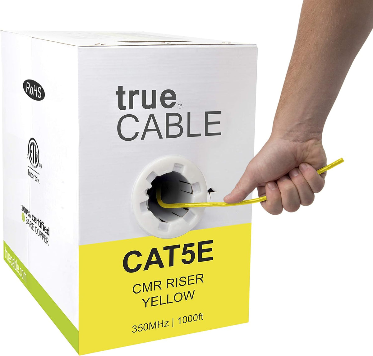Gray 1000ft Cat5e Riser UTP Bulk Ethernet Cable K567412