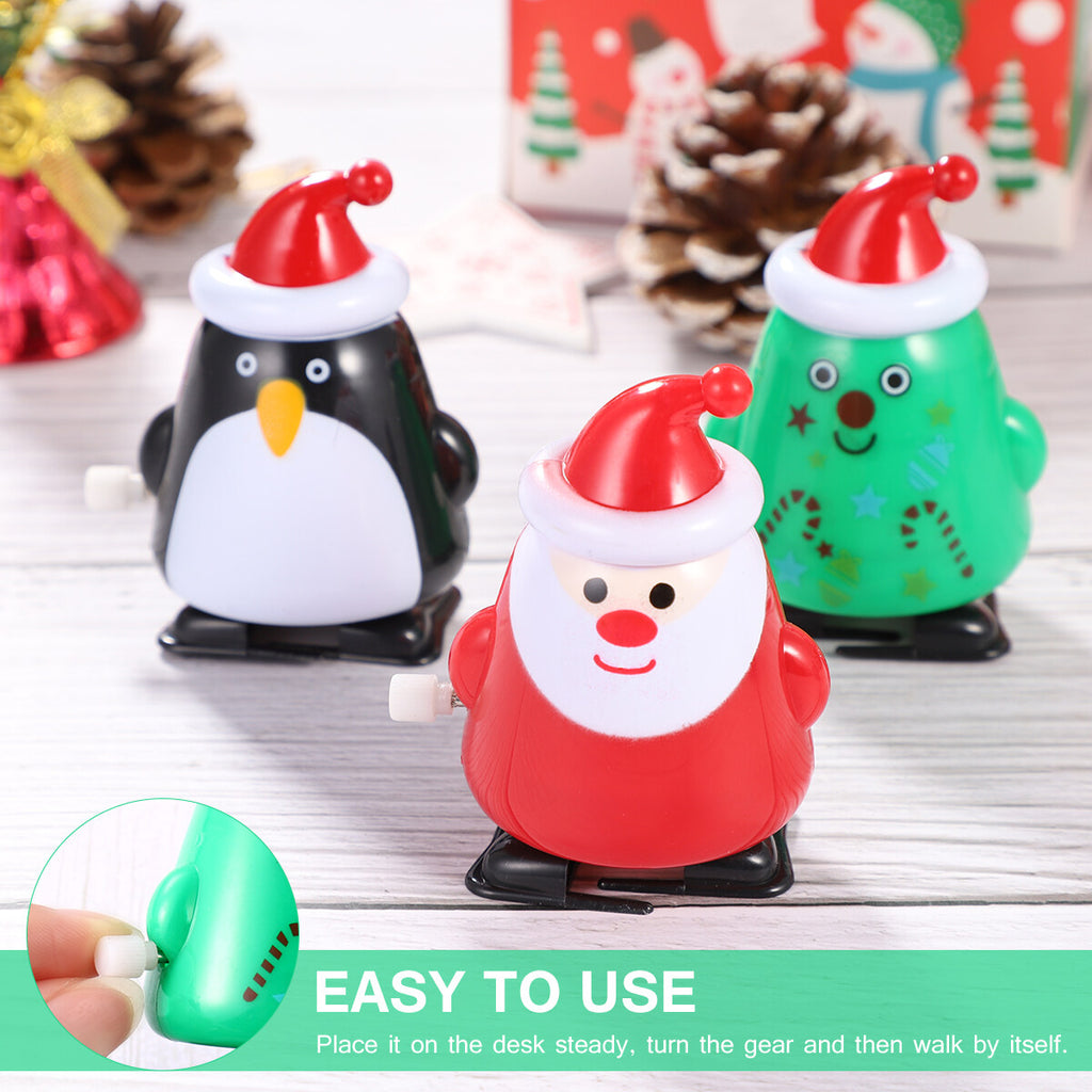 8pcs Christmas Wind Up Toys W4299